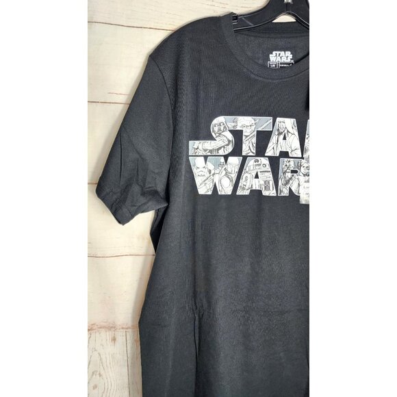 Star Wars Large Cotton/Polyester Machine Washable Lucasfilm Crew Neck Shirt - Picture 4 of 9